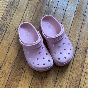PINK CROCS Womens 7